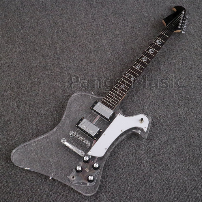 Firebird style Acrylic Body Electric Guitar (PFB-002)