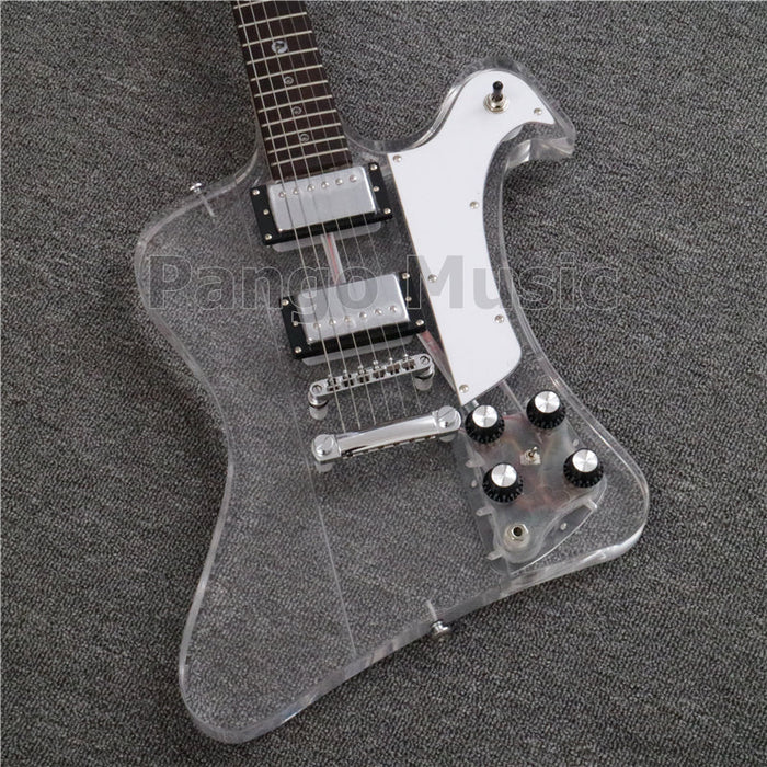 Firebird style Acrylic Body Electric Guitar (PFB-002)