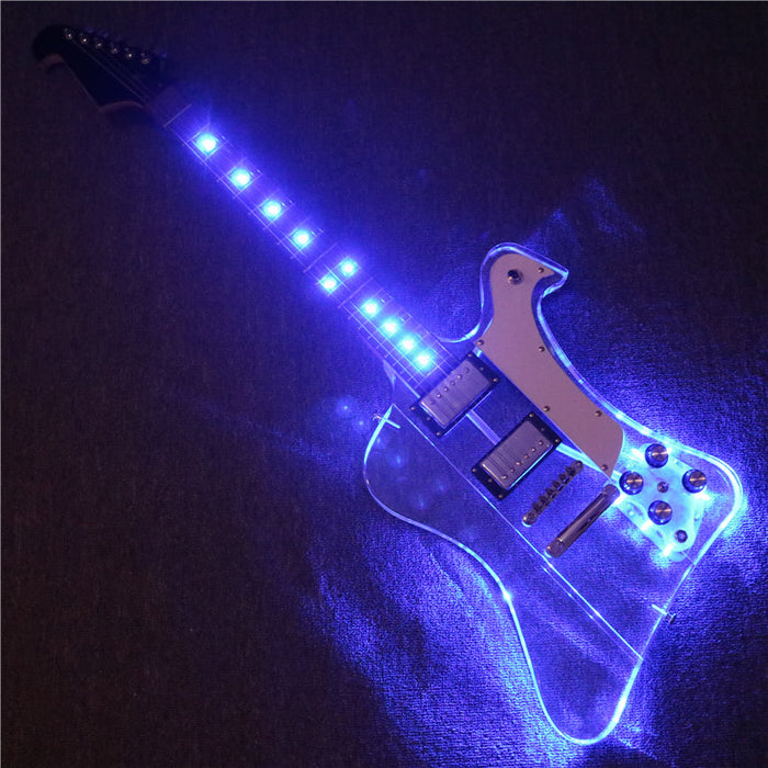 Firebird style Acrylic Body Electric Guitar (PFB-002)