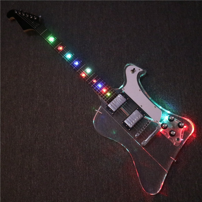 Firebird style Acrylic Body Electric Guitar (PFB-002)