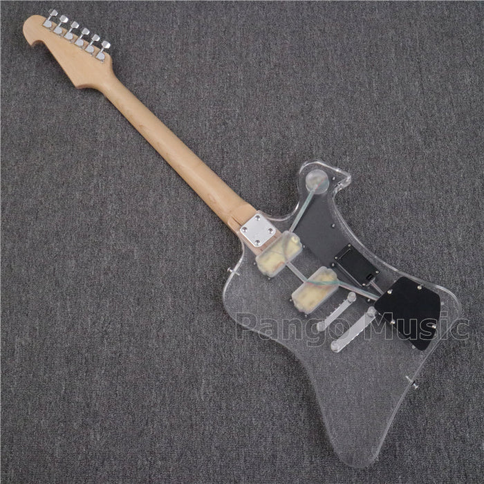 Firebird style Left Hand Acrylic Body Electric Guitar (PFB-003)