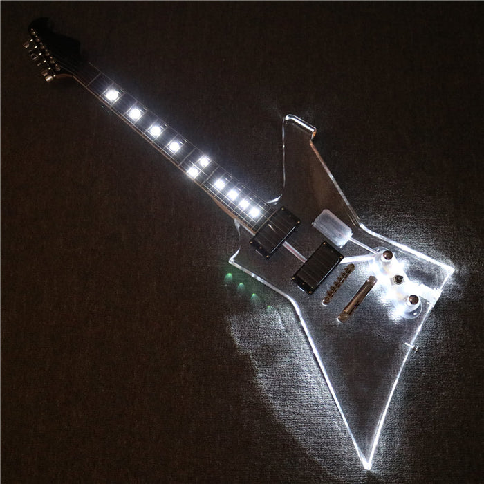 Explorer style Acrylic Body Electric Guitar (PEX-002)