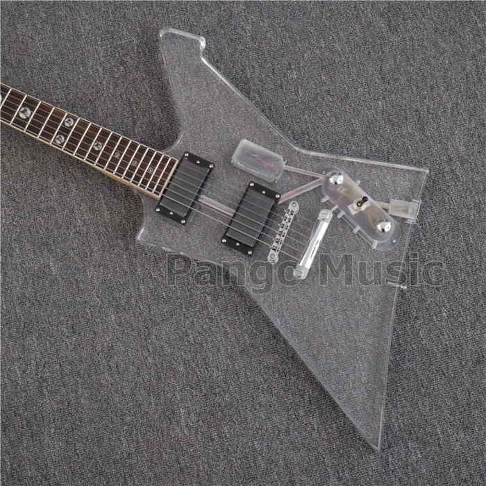 Explorer style Acrylic Body Electric Guitar (PEX-002)