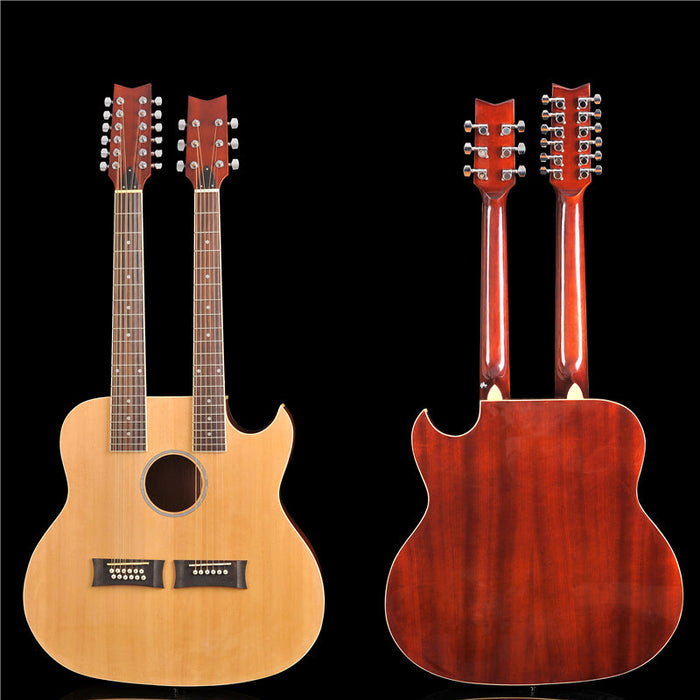 Double Neck Acoustic Guitar of Pango Music (PDN-1212)