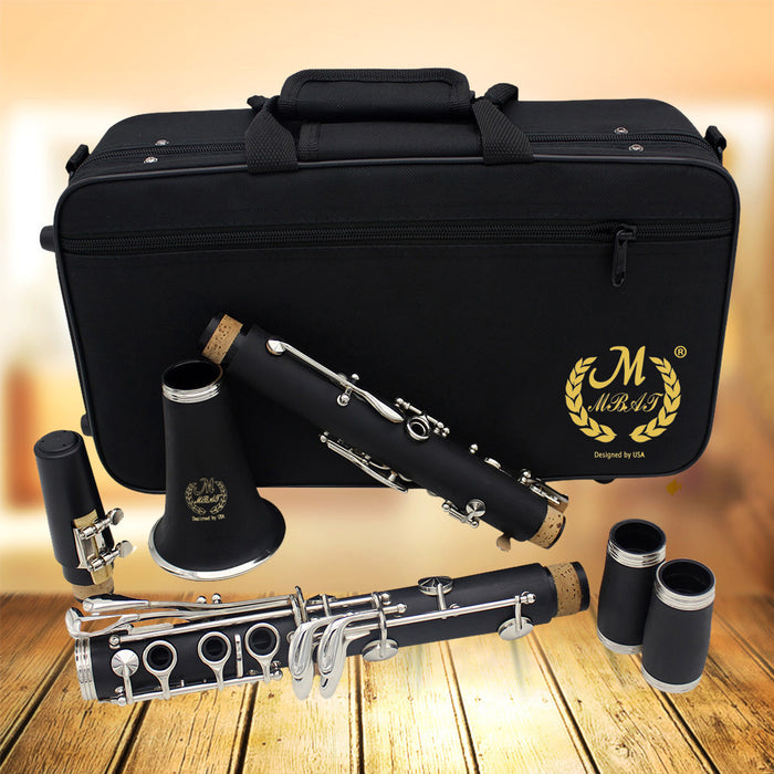 Bb Clarinet 17 Key Bakelite Clarinets with Nickel Silver Key (1A0C)