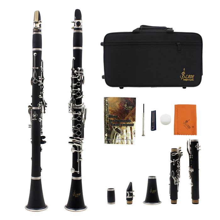 Bb Clarinet 17 Key Bakelite Clarinets with Nickel Silver Key ( LDC750)