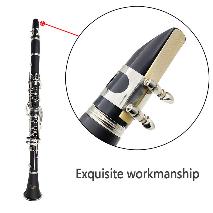 Bb Clarinet 17 Key Bakelite Clarinets with Nickel Silver Key ( LDC750)