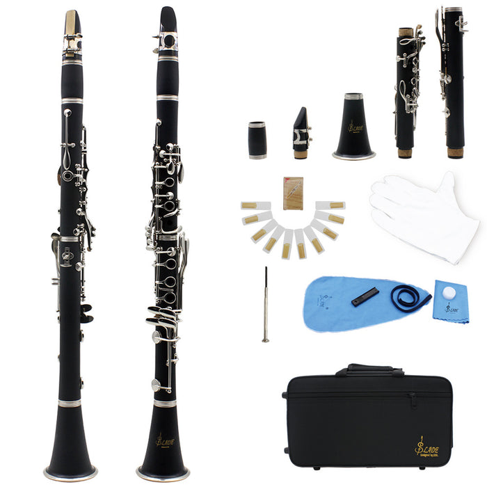 Bb Clarinet 17 Key Bakelite Clarinets with Nickel Silver Key ( LDC750)