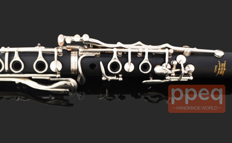 Bb Clarinet 17 Key Bakelite Clarinets with Nickel Silver Key (9C92)